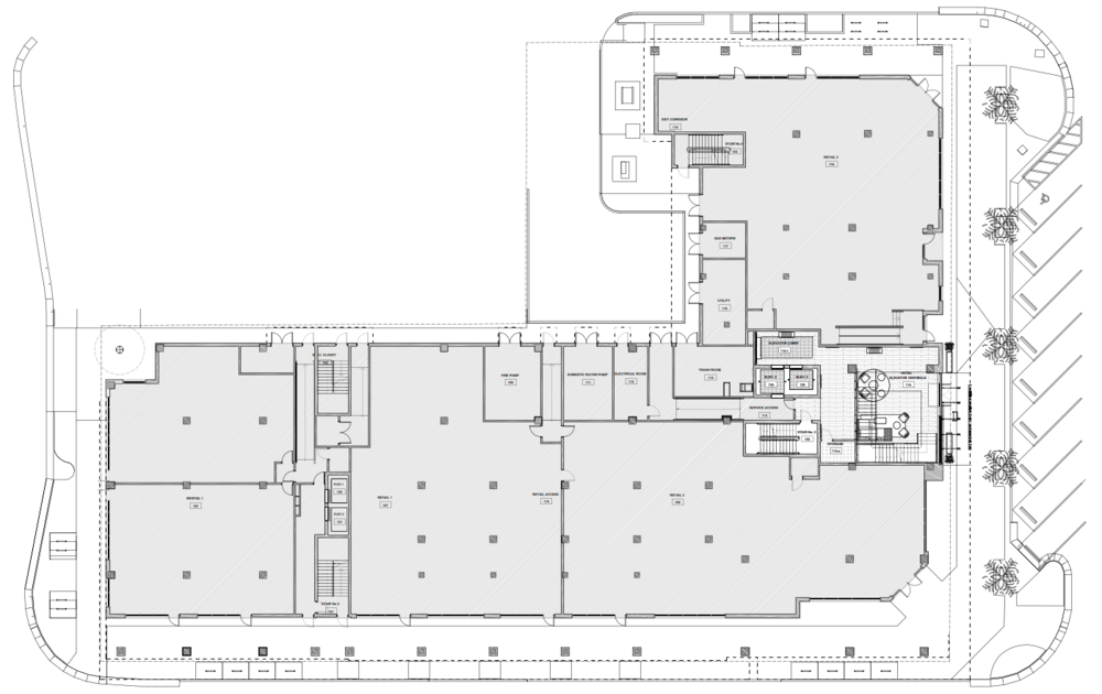 212 SE 1st St, Gainesville, FL à louer Plan d’étage- Image 1 de 5