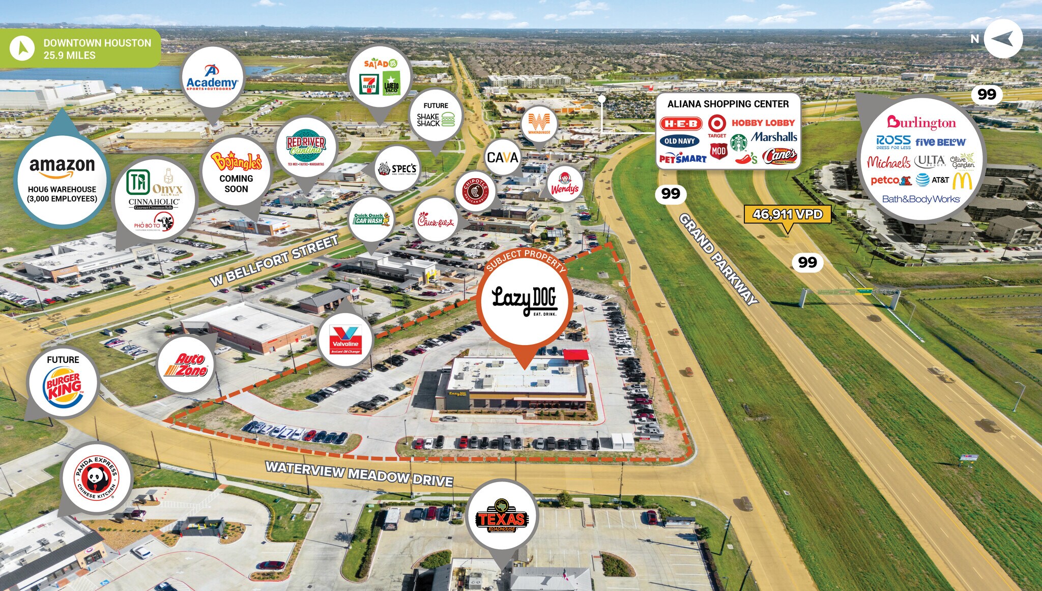 4810 Waterview Meadow Dr, Richmond, TX à vendre Aérien- Image 1 de 1