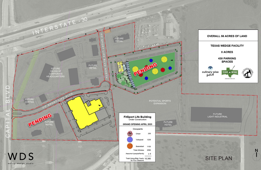 SEC I-30 & FM 549 – Fit Sport Life Development, Rockwall, TX à vendre - Aérien - Image 2 de 4