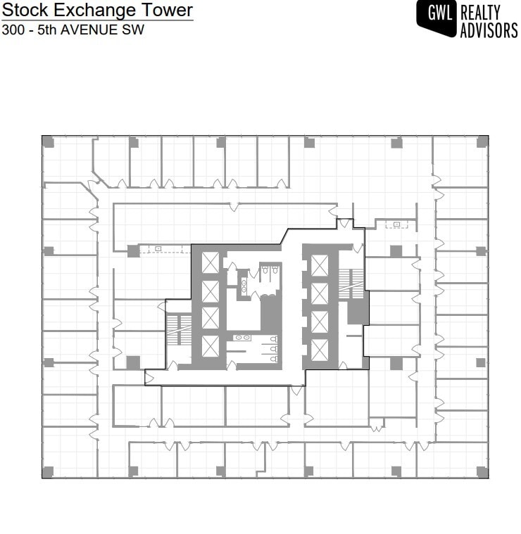300 5th Ave SW, Calgary, AB for lease Floor Plan- Image 1 of 1