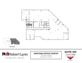 5720 Lyndon B Johnson Fwy, Dallas, TX à louer Plan d’étage- Image 2 de 2