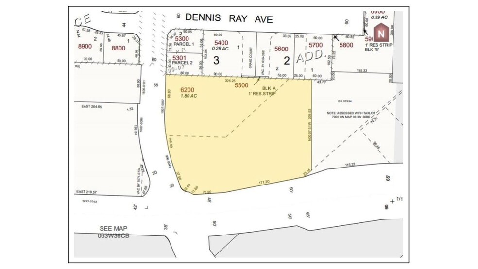 5820-5860 McLeod Ln NE, Keizer, OR for sale - Plat Map - Image 2 of 2