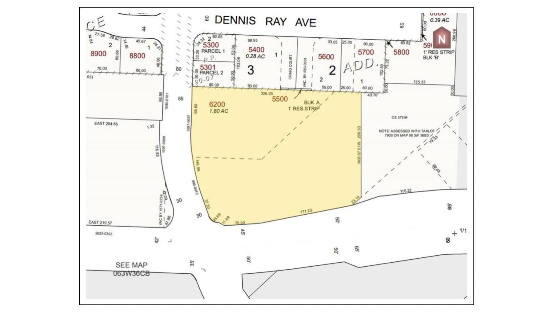 5820-5860 McLeod Ln NE, Keizer, OR for sale Plat Map- Image 1 of 3