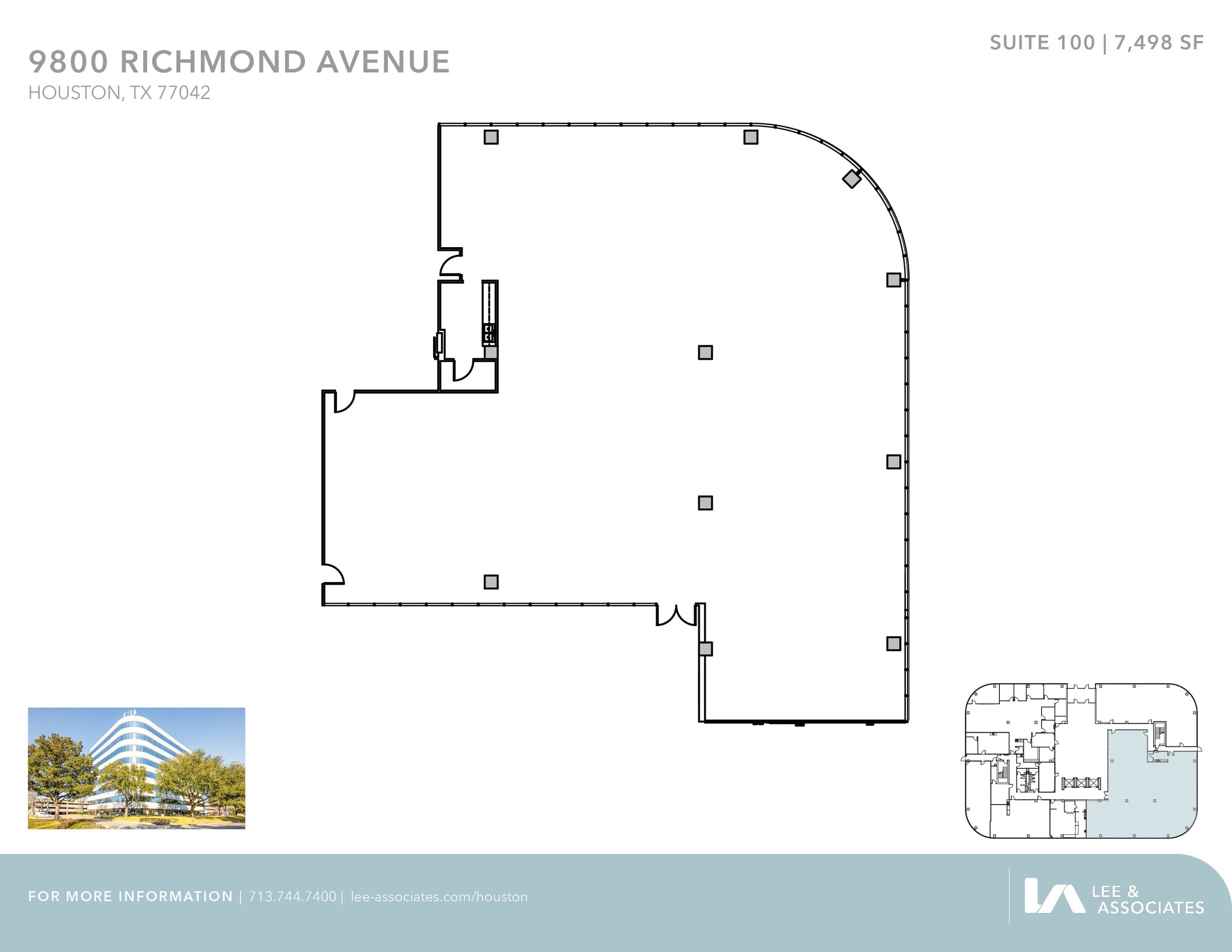 9800 Richmond Ave, Houston, TX for lease Floor Plan- Image 1 of 2