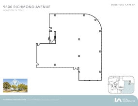 9800 Richmond Ave, Houston, TX for lease Floor Plan- Image 1 of 2
