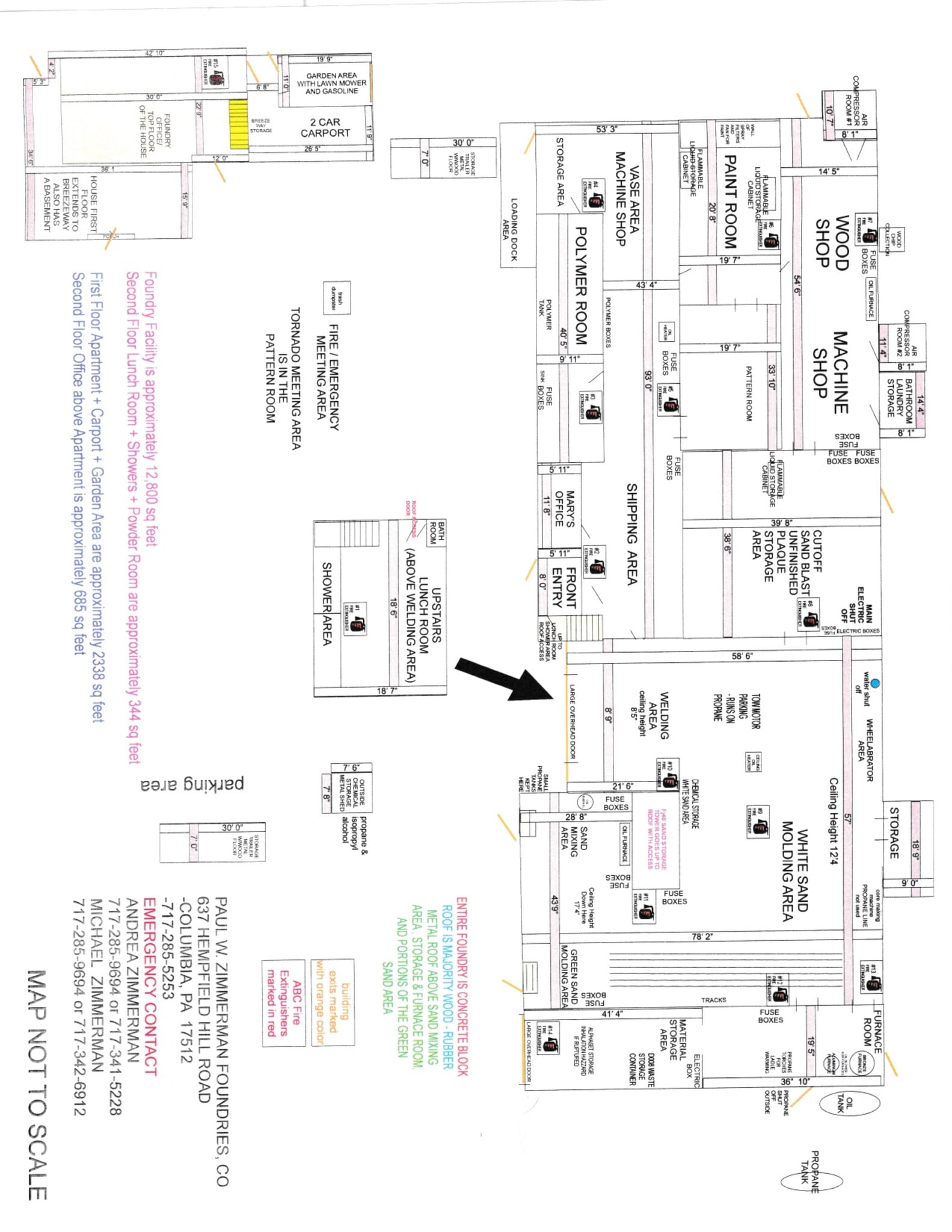 637 Hempfield Hill Rd, Columbia, PA à louer Plan de site- Image 1 de 1