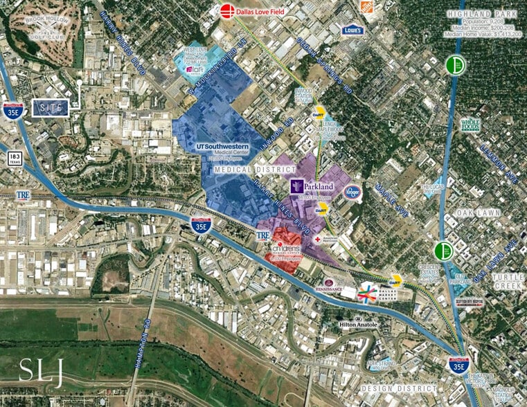 1459 Prudential Dr, Dallas, TX à vendre - Aérien - Image 3 de 6