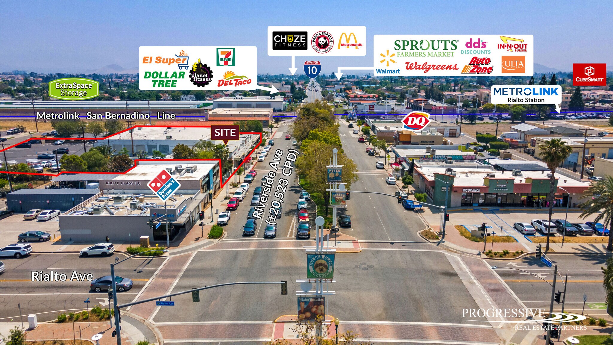 211-230 S Riverside Ave, Rialto, CA for lease Primary Photo- Image 1 of 15