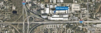 6953 Stuart Ave, Jacksonville, FL - Aerial  map view