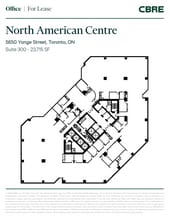 5650 Yonge St, Toronto, ON for lease Floor Plan- Image 1 of 1