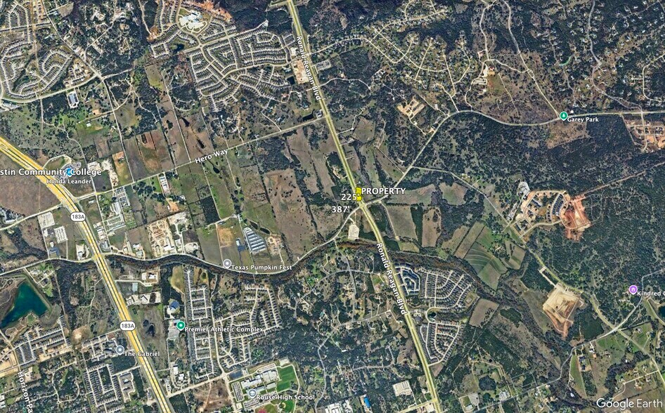 Ronald Reagan Blvd, Leander, TX à vendre - Aérien - Image 3 de 3