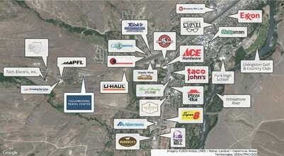 1224-1228 US Highway 10, Livingston, MT - AERIAL  map view - Image1