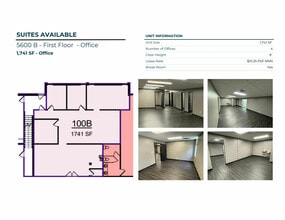 5600-5628 Lincoln Dr, Edina, MN à louer Plan d’étage- Image 2 de 6