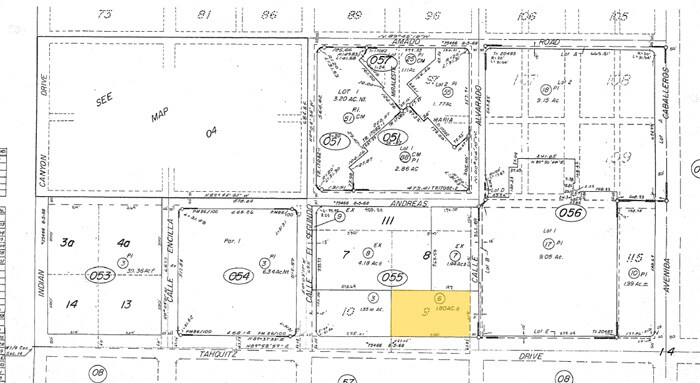 700 E Tahquitz Canyon Way, Palm Springs, CA à vendre - Plan cadastral - Image 3 de 55