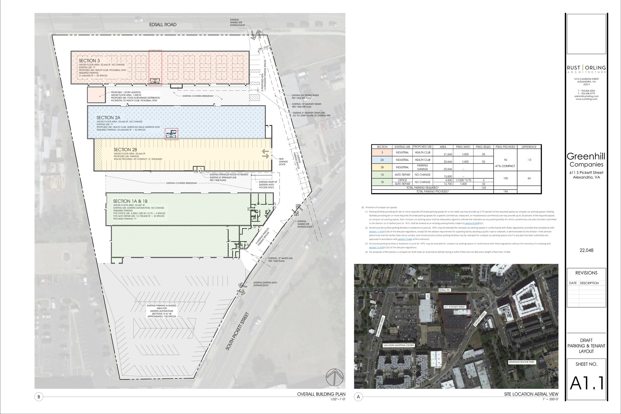 611 S Pickett St, Alexandria, VA for lease Site Plan- Image 1 of 1