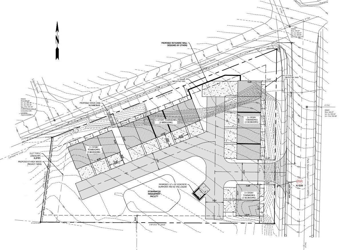 Park Street, Columbia, SC à vendre Plan de site- Image 1 de 5