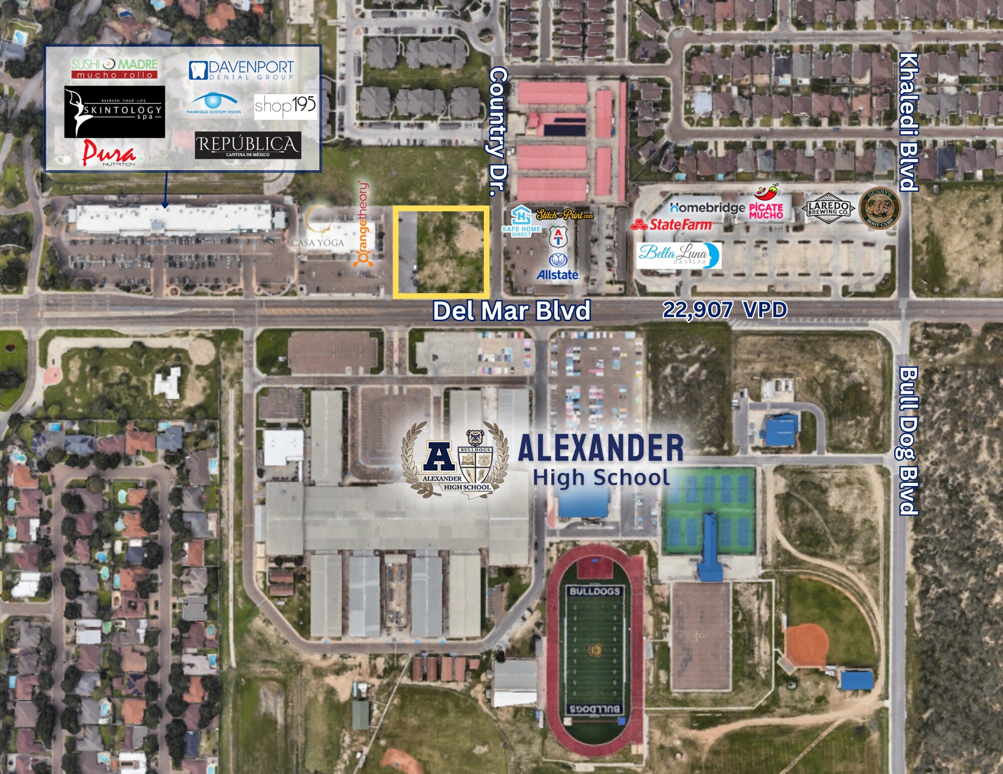 3510 E Del Mar Blvd, Laredo, TX for lease Building Photo- Image 1 of 5