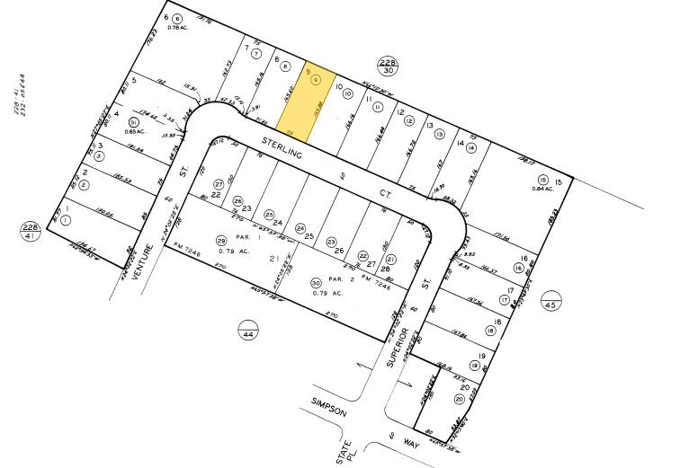 1550 Sterling Ct, Escondido, CA for lease - Plat Map - Image 2 of 7