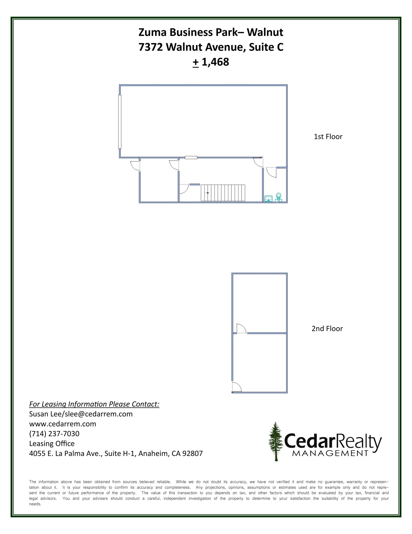 7372 Walnut Ave, Buena Park, CA à louer Plan de site- Image 1 de 1