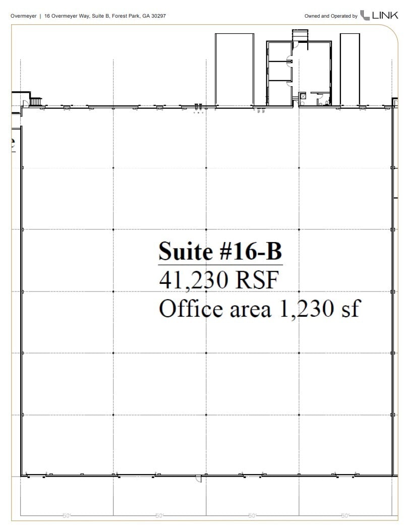 16 Overmeyer Way, Forest Park, GA à louer Plan d’étage- Image 1 de 1