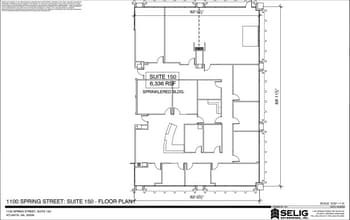 1100 Spring St NW, Atlanta, GA à louer Plan d’étage- Image 1 de 1
