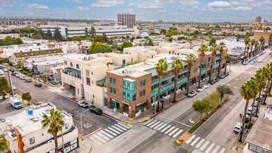 2300 Wilshire Blvd, Santa Monica, CA - AERIAL  map view