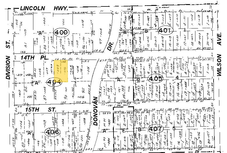 474 W 14th Pl, Chicago Heights, IL à vendre - Plan cadastral - Image 3 de 7