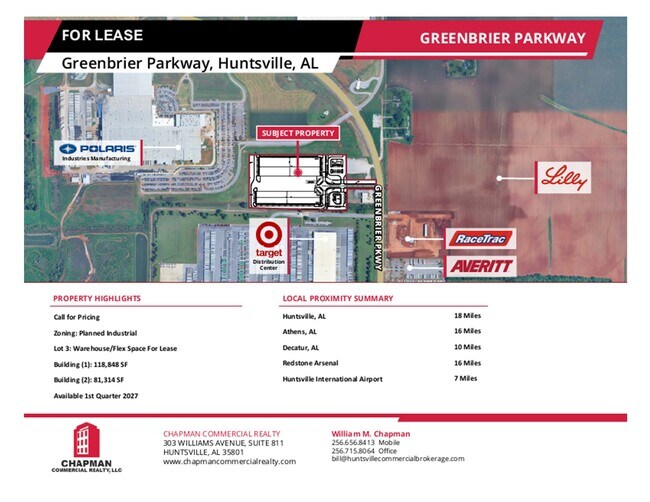 More details for Greenbrier Rd, Madison, AL - Flex for Lease