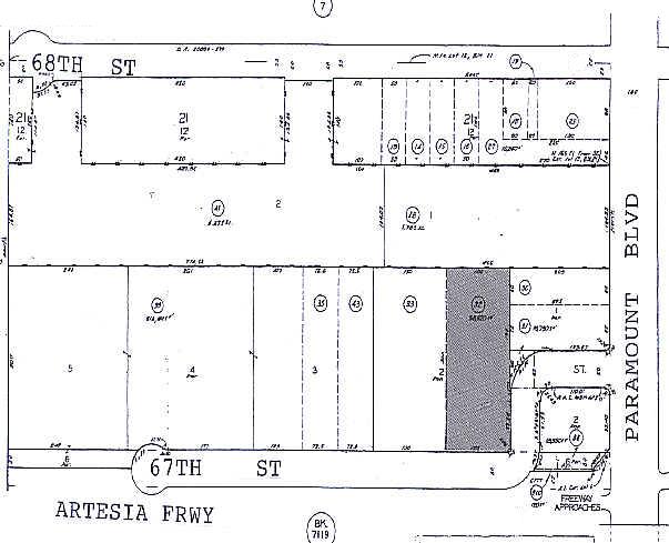 2611-2623 E 67th St, Long Beach, CA à louer - Plan cadastral - Image 2 de 10