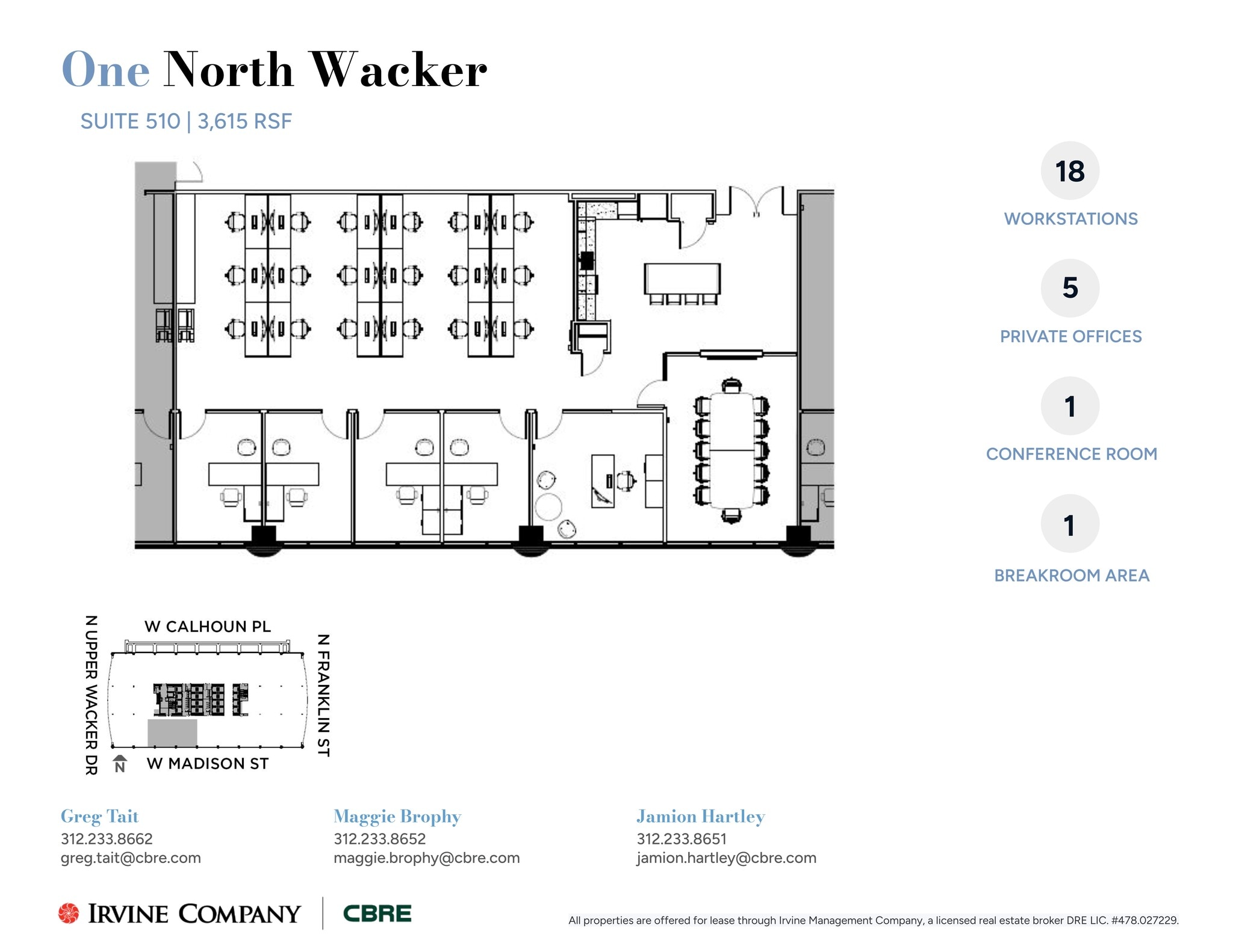 1 N Wacker, Chicago, IL à louer Plan de site- Image 1 de 9