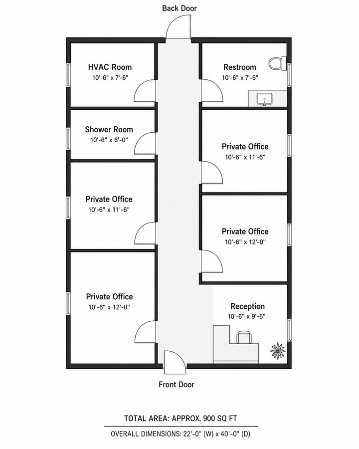 1855-1923 W Diversey Pky, Chicago, IL 60614 - Unité 1919 -  - Plan d’étage - Image 1 of 1