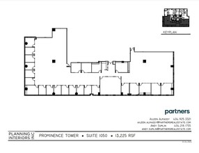 3475 Piedmont Rd NE, Atlanta, GA à louer Plan d’étage- Image 1 de 1