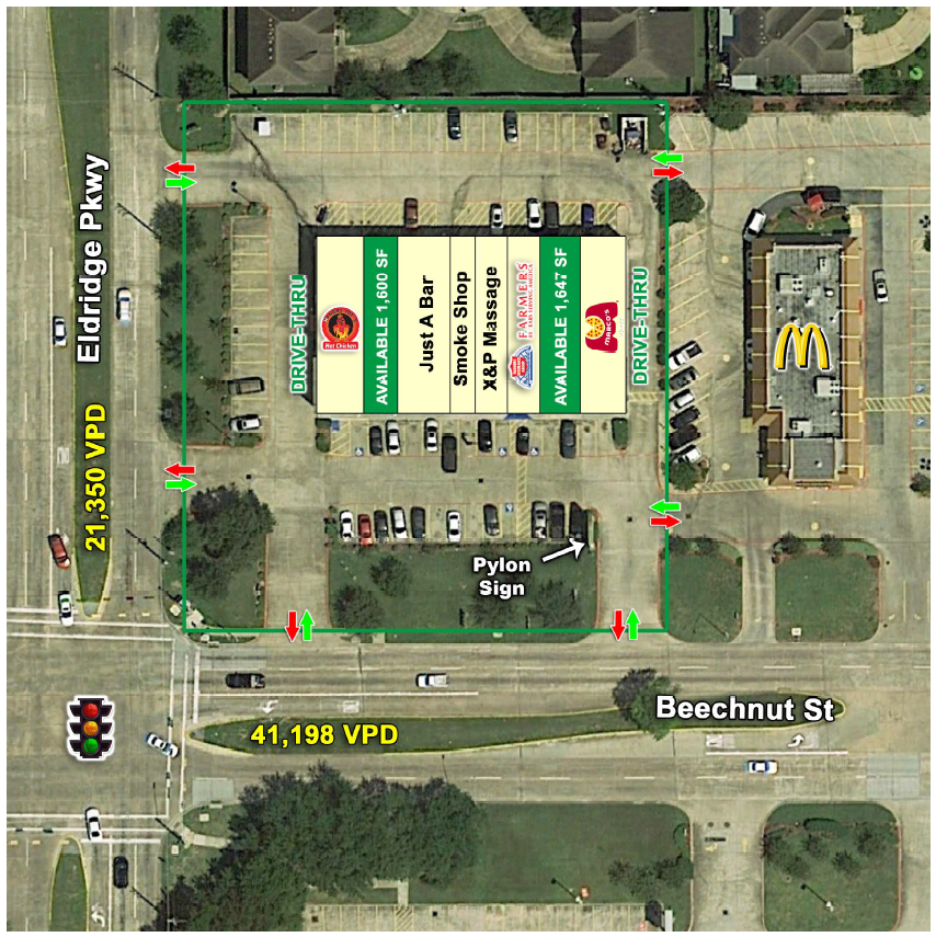 13548 Beechnut St, Houston, TX for lease Site Plan- Image 1 of 1