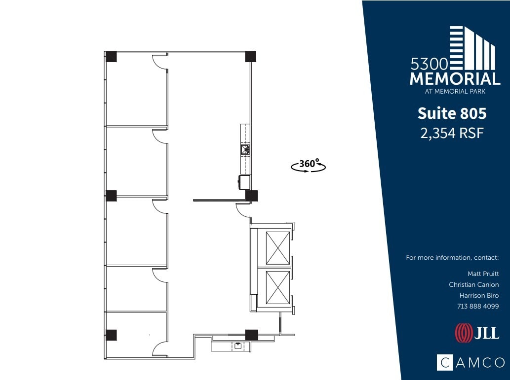 5300 Memorial Dr, Houston, TX à louer Plan d’étage- Image 1 de 1