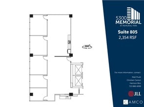 5300 Memorial Dr, Houston, TX à louer Plan d’étage- Image 1 de 1
