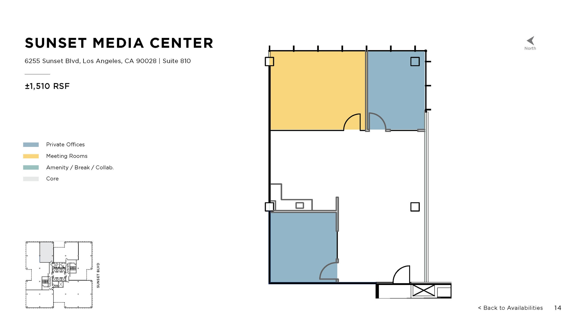 6255 W Sunset Blvd, Los Angeles, CA for lease Floor Plan- Image 1 of 1