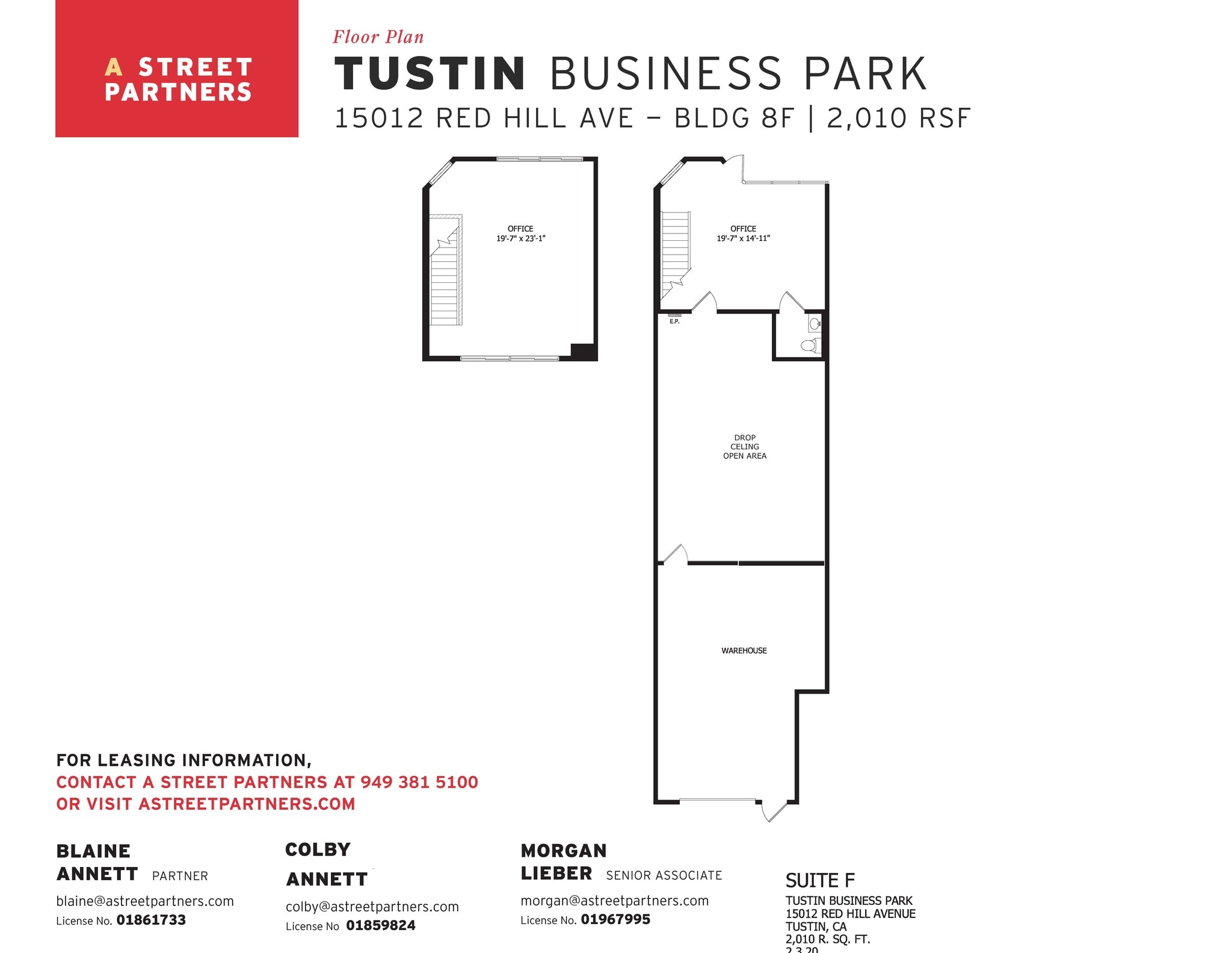 15102 Red Hill Ave, Tustin, CA for lease Floor Plan- Image 1 of 1