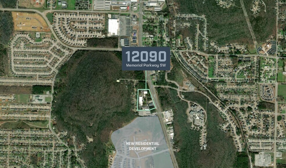 12090 Memorial Pky SW, Huntsville, AL à vendre - Aérien - Image 2 de 5
