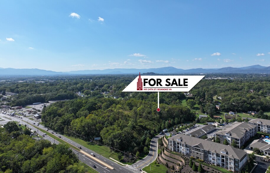 1411 24th St NE, Roanoke, VA à vendre - Aérien - Image 3 de 5