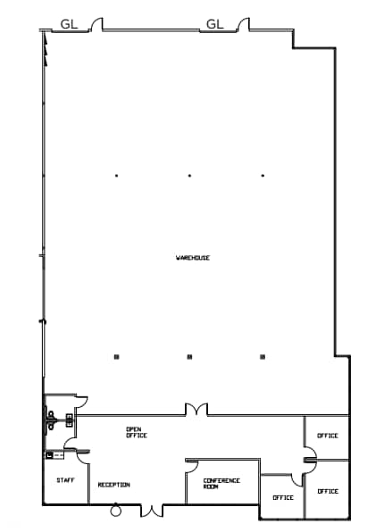 9040 Kenamar Dr, San Diego, CA à louer Plan d’étage- Image 1 de 2
