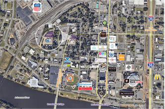 600 N Broadway St, North Little Rock, AR - Aerial  map view