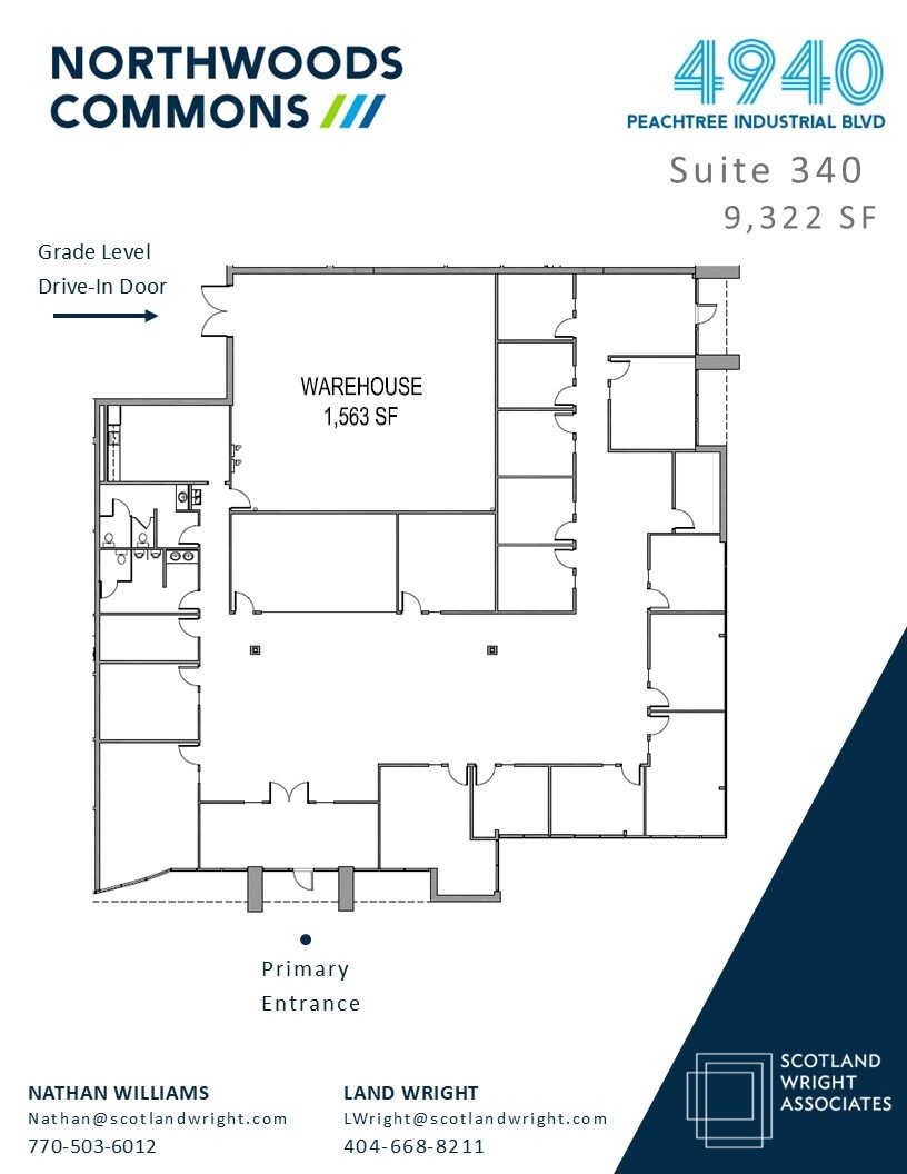 4940 Peachtree Industrial Blvd, Norcross, GA for lease Floor Plan- Image 1 of 1