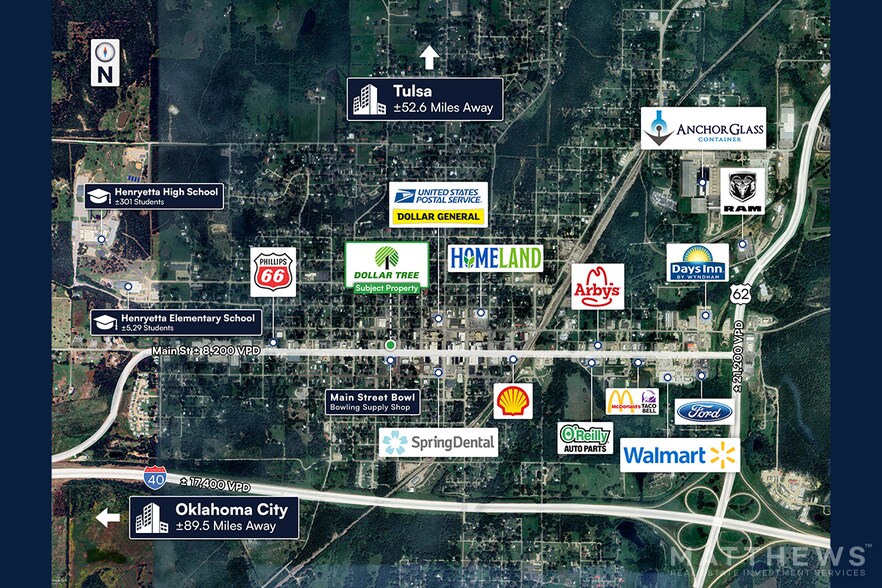 706 W Main St, Henryetta, OK à vendre - Photo du bâtiment - Image 3 de 3