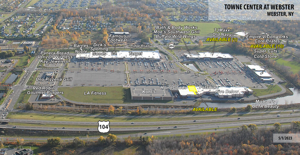 913-1070 Holt Rd, Webster, NY for lease - Aerial - Image 1 of 49