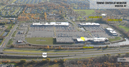 913-1070 Holt Rd, Webster, NY - aerial  map view - Image1