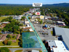 540 Main St W, Valdese, NC - aerial  map view