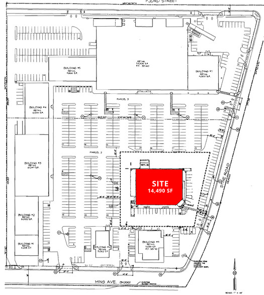 4306 Ming Ave, Bakersfield, CA à louer - Plan de site - Image 1 de 2