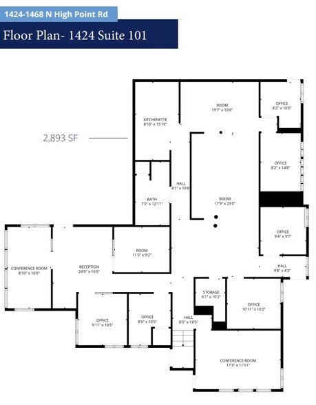 1424 N High Point Rd, Middleton, WI à louer - Plan d’étage - Image 2 de 3