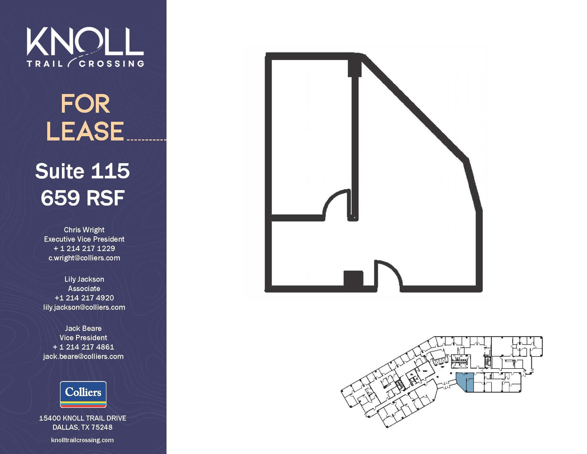 15400 Knoll Trail Dr, Dallas, TX for lease Floor Plan- Image 1 of 1