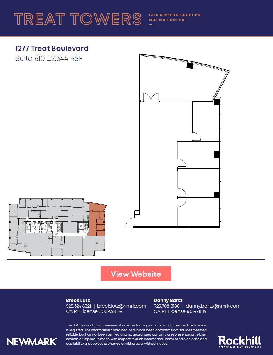 1255 Treat Blvd, Walnut Creek, CA for lease Floor Plan- Image 1 of 1